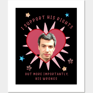 Nathan Fielder heart Posters and Art